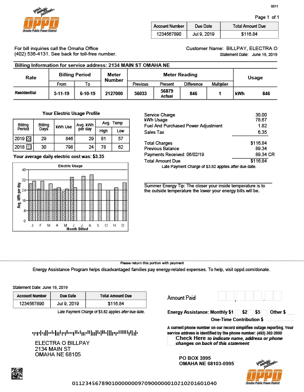 How To Read Your Bill