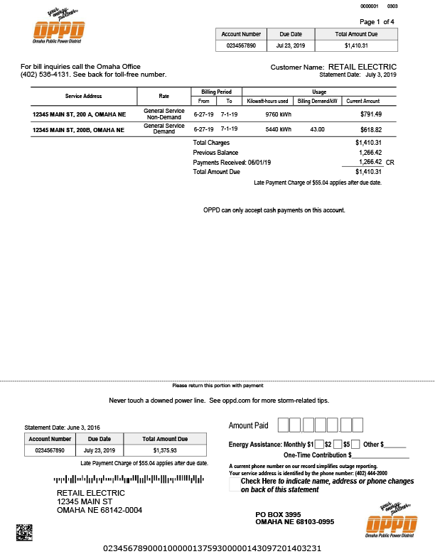 standard bill