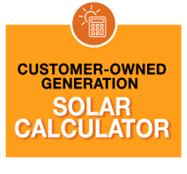 Customer-Owned Generation Solar Calculator