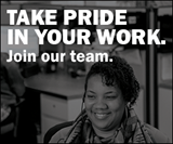 Take pride in your work. Join our team.