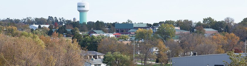 Aerial photo of Syracuse Neb. community