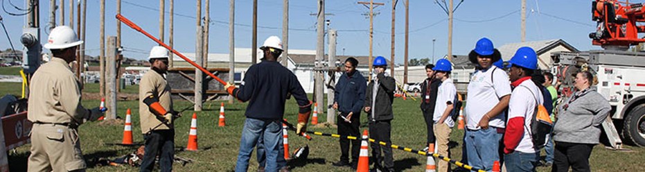 Careers in Energy pole demo