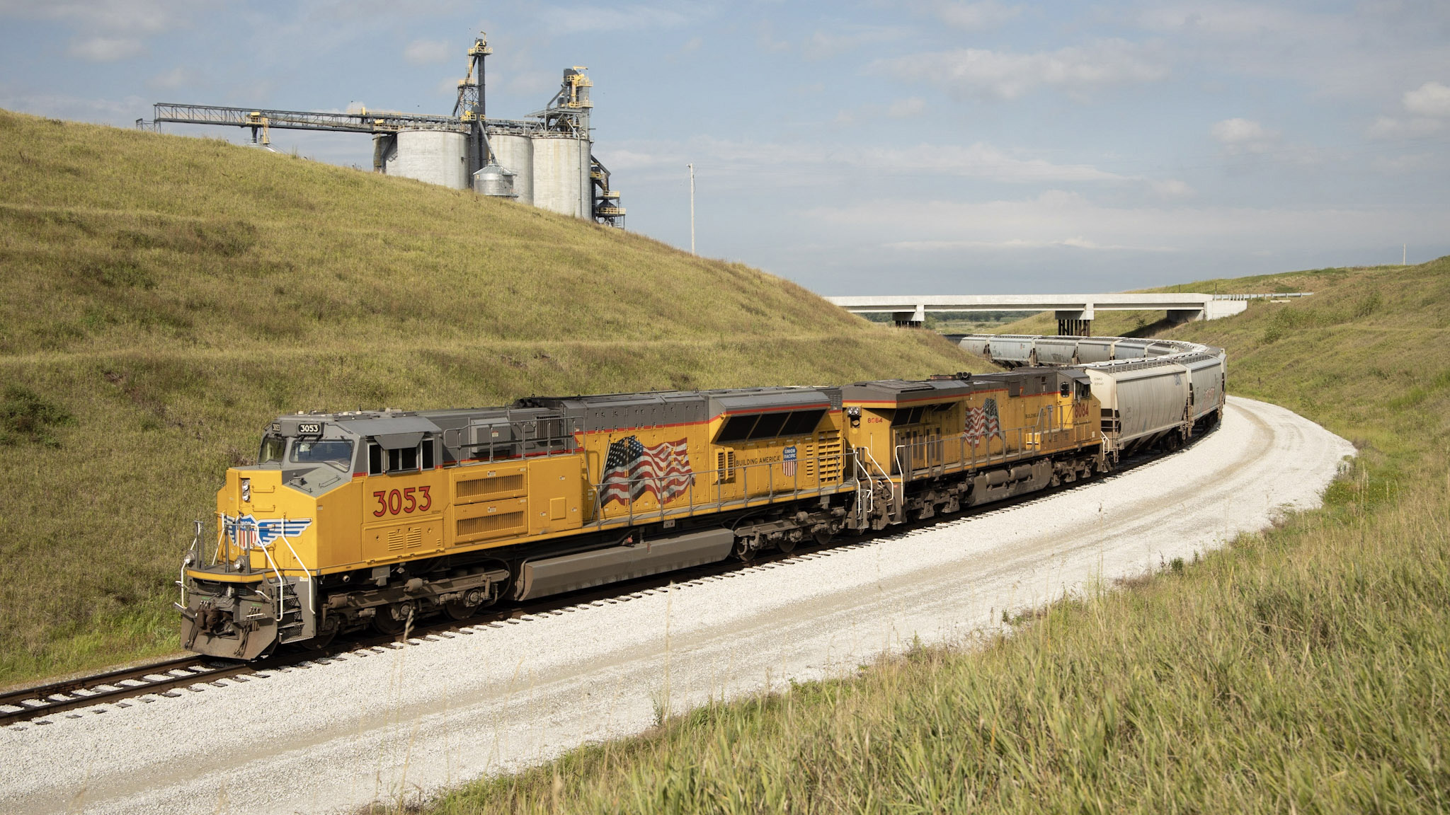 Train with coal cars