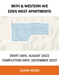 Eden West Apartments Project Map