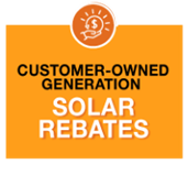 Solar rebates icon