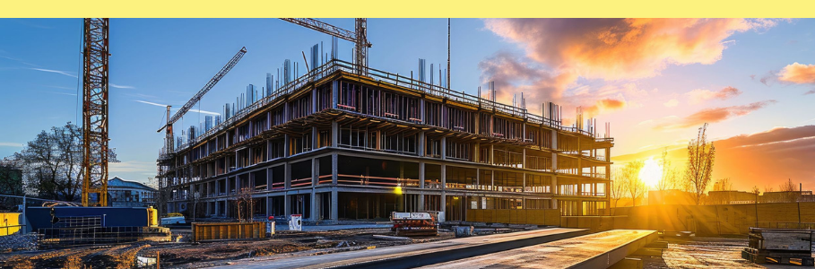 C&I New Construction Rebates Header Image show new commerical construction building
